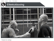 Tablet Screenshot of elitekickboxing.co.uk